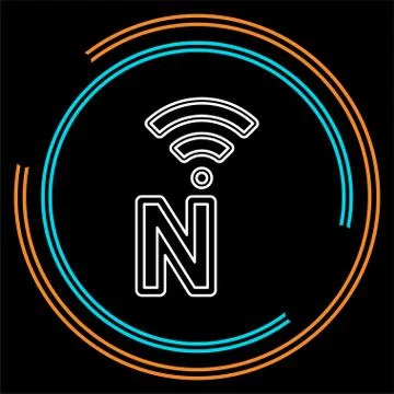 Vector network icon - networking concept Stock Illustration