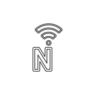 Vector network icon - networking concept Stock Illustration