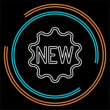 Vector New label sticker - new badge or sticker Stock Illustration