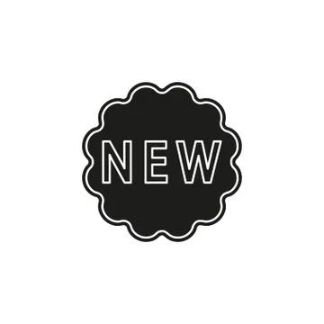Vector New label sticker - new badge or sticker Stock Illustration