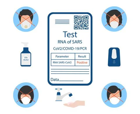 Vector New normal QR code Health Immunity Protect Stock Illustration