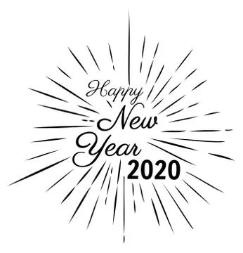 Vector New Year Stock Illustration