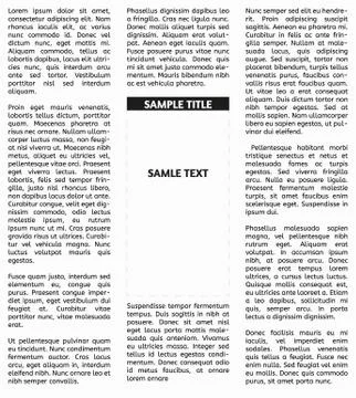 Vector newspaper Stock Illustration