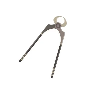 Vector nippers realistic set tool equipment service icon instrument object co Stock Illustration