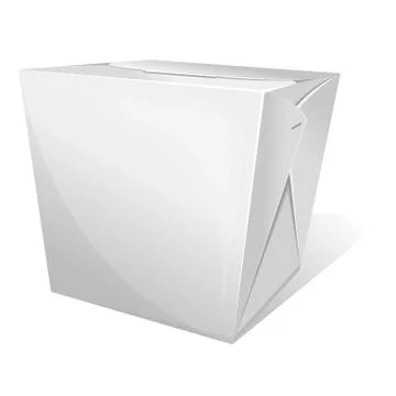 Vector noodle box Stock Illustration