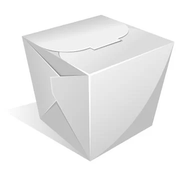 Vector noodle box Stock Illustration