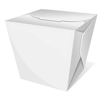 Vector noodle box Stock Illustration