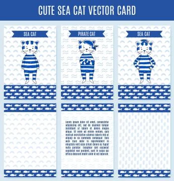 Vector note sea cet Stock Illustration