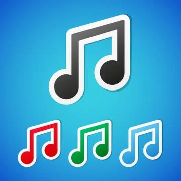 Vector note sticker Stock Illustration