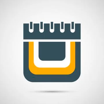 Vector notebok isolated on white background Stock Illustration