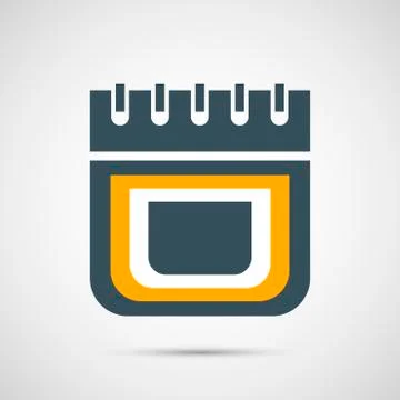 Vector notebok isolated on white background Stock Illustration