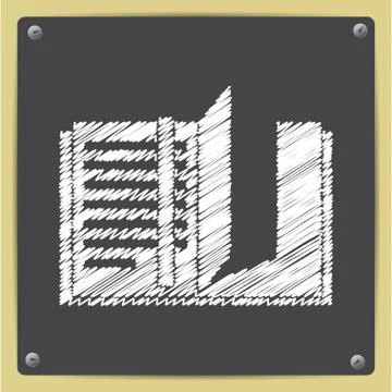 Vector notebook icon. Eps10 Stock Illustration