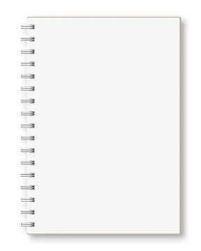 Vector Notebook on a white background Stock Illustration