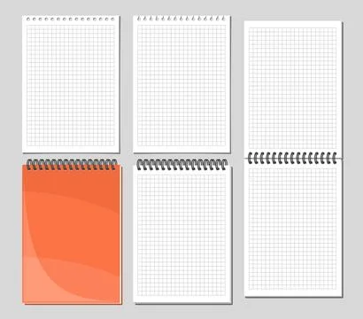 Vector Notepad Set Stock Illustration