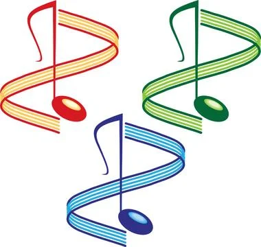 Vector notes music colored vector notes music colored Copyright: xZoonar.c... Stock Photos