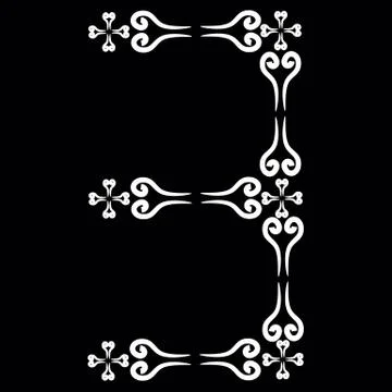 Vector number set Stock Illustration