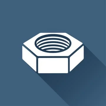 Vector nut icon Stock Illustration