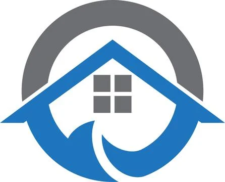 Vector O real estate creative logo Stock Illustration