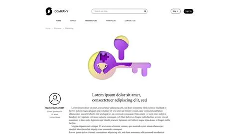 Vector objective in paper art style . Editable illustration Stock Illustration