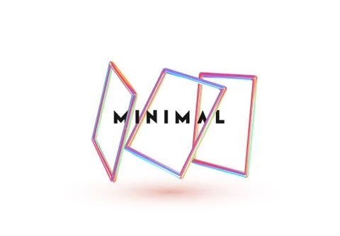 Vector Objects 3d shape. Stock Illustration