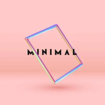 Vector Objects 3d shape. Stock Illustration