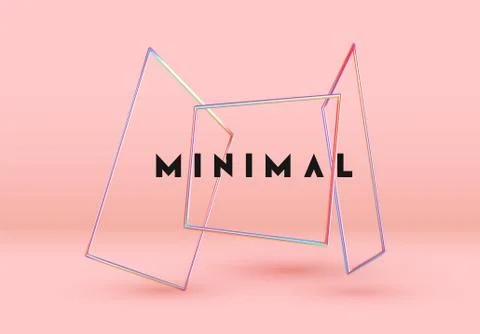 Vector Objects 3d shape. Stock Illustration