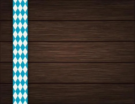 Vector Octoberfest background for beer table menu or flyer. Vintage rustic Stock Illustration