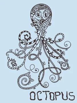 Vector octopus イラスト素材