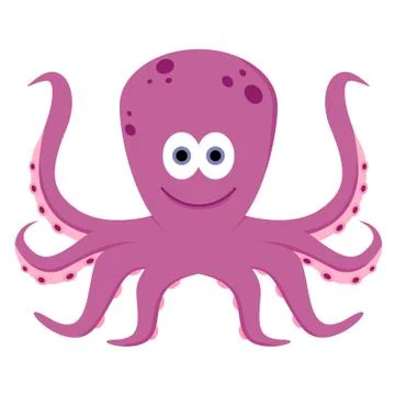 Vector octopus for your ideas Stock Illustration