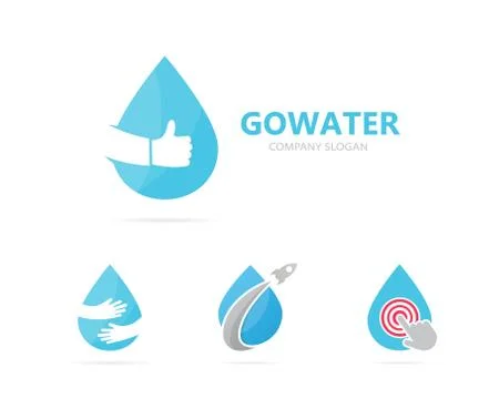 Vector of oil and like logo combination. Drop and best symbol or icon. Unique Stock Illustration