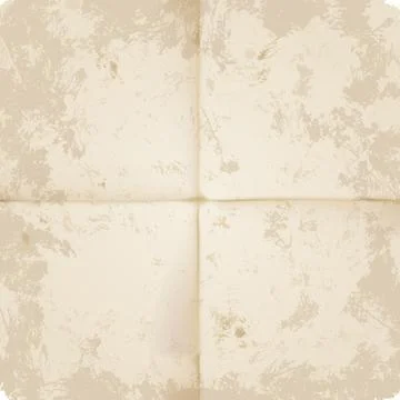 Vector Old folded paper Stock Illustration