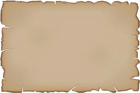 Vector Old Paper Scroll Stock Illustration