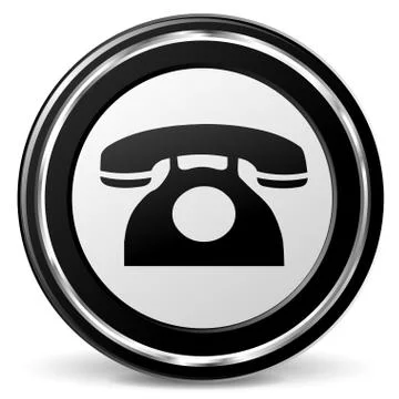 Vector old phone icon Stock Illustration