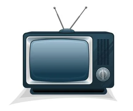 Vector old tv Stock Illustration