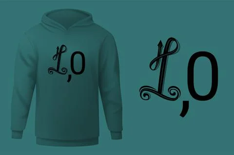 Vector one in flat style . Editable illustration Stock Illustration