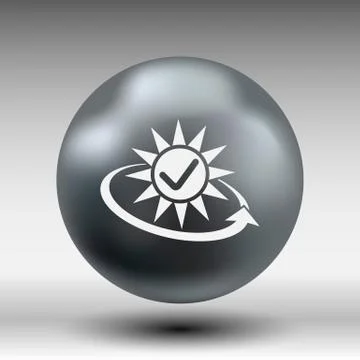 Vector open icon clock time delivery timetable day arrow sign Illustrazione stock