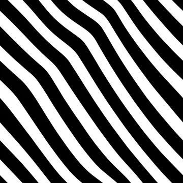 Vector Optical Illusion Black and White Seamless Pattern Stock Illustration