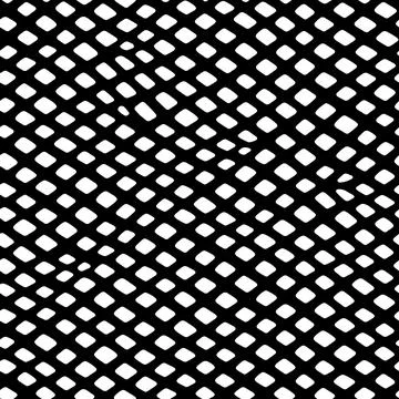 Vector Optical Illusion Black and White Seamless Pattern Stock Illustration