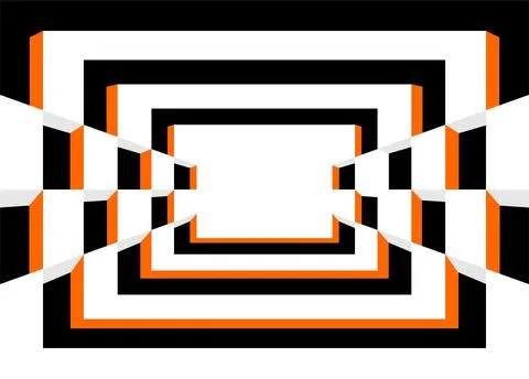 Vector Optical Illusion Graphic Design Stock Illustration
