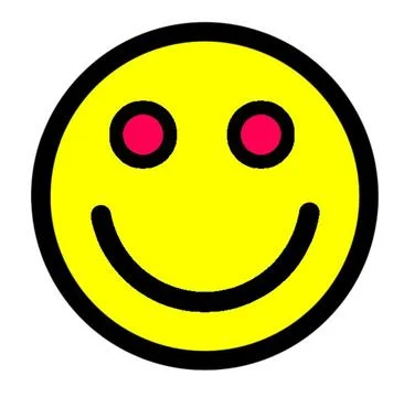 Vector or illustration of a round face expression emoticon Illustrazione stock