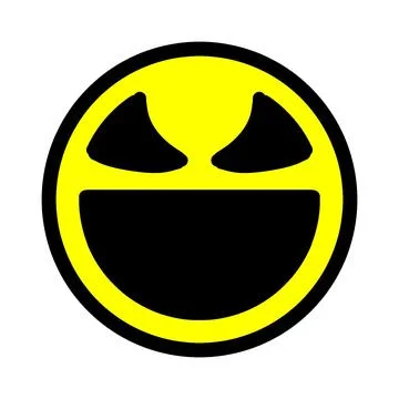 Vector or illustration of a round face expression emoticon Illustrazione stock