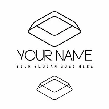Vector or rectangular shape design with simple modifications. Stock Illustration