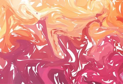 Vector Orange and red marble abstract background. Liquid marble pattern. Tren Stockillustratie