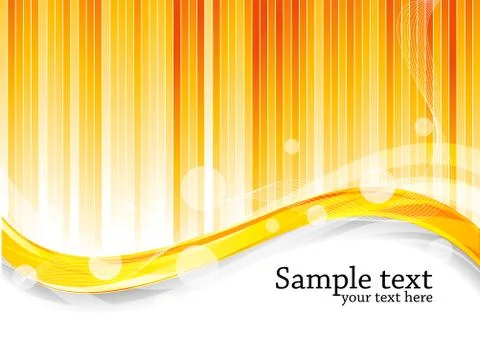 Vector orange background Stock Illustration