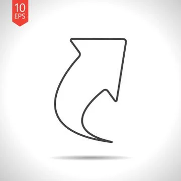 Vector orange icon Stock Illustration