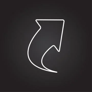 Vector orange icon Stock Illustration