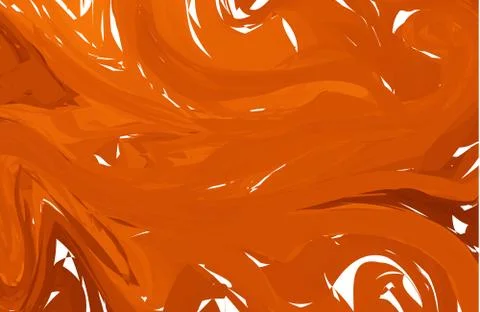 Vector Orange marble abstract background. Liquid marble pattern. Trendy templ Stock Illustration