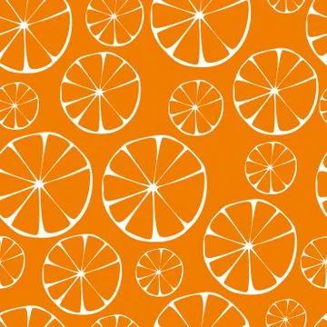 Vector orange pattern Stock Illustration
