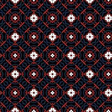 Vector oriental floral seamless pattern background Stock Illustration