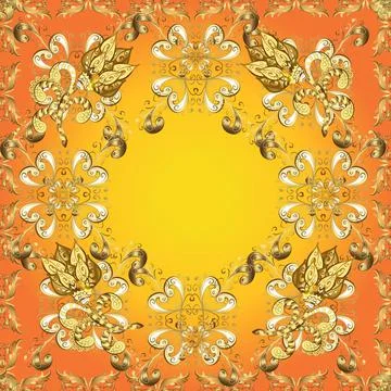Vector. Oriental traditional hand seamless border for design. Abstract backgroun Stock Illustration